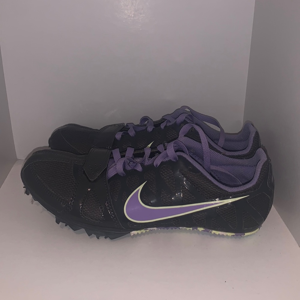 Nike Racing Sprint Zoom Rival Spikes Women’s 5.5 Purple and Gray Lightly Used